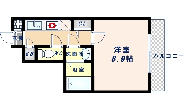 9階の間取り図