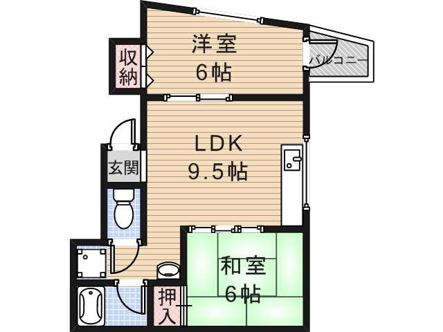 5階の間取り図