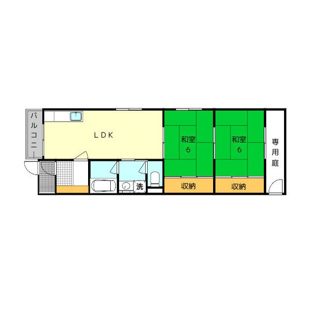1階の間取り図