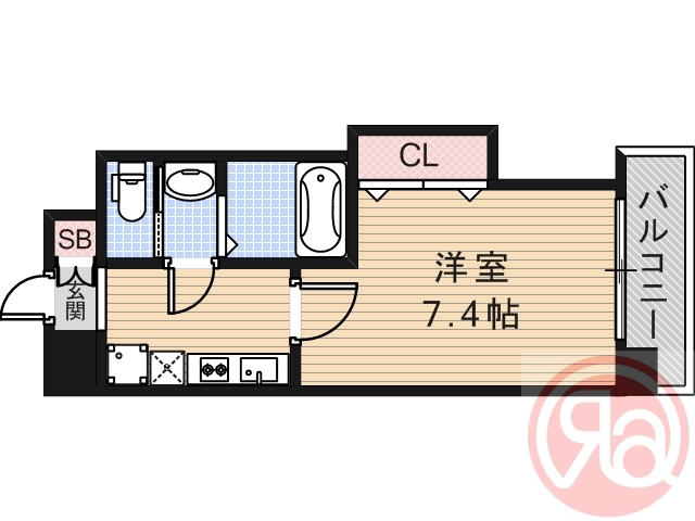 2階の間取り図