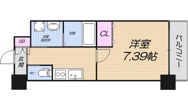 4階の間取り図