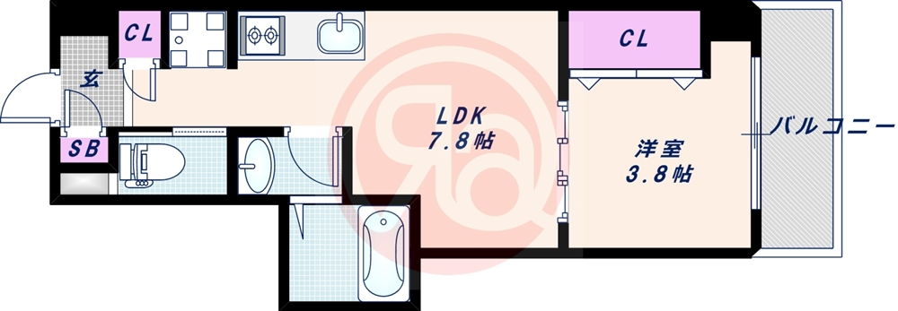 5階の間取り図