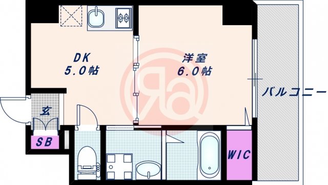 8階の間取り図