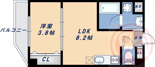 3階の間取り図
