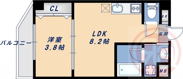 5階の間取り図