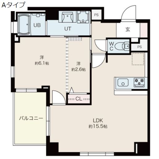 3階の間取り図