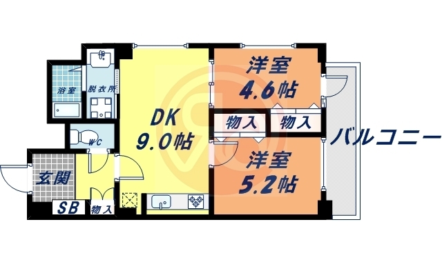 7階の間取り図