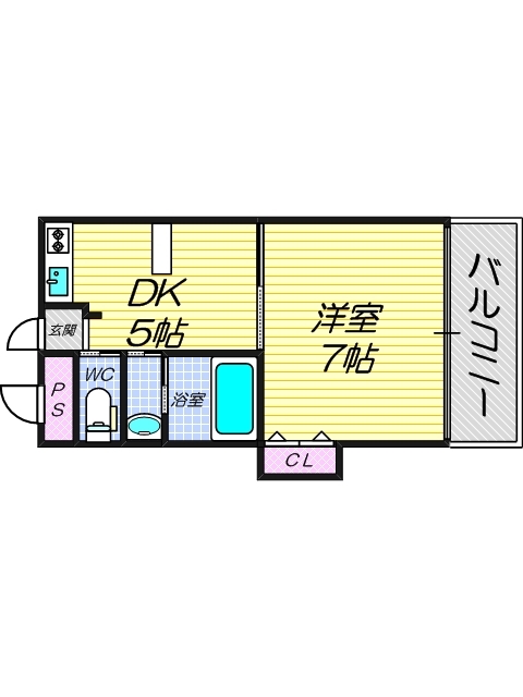 6階の間取り図