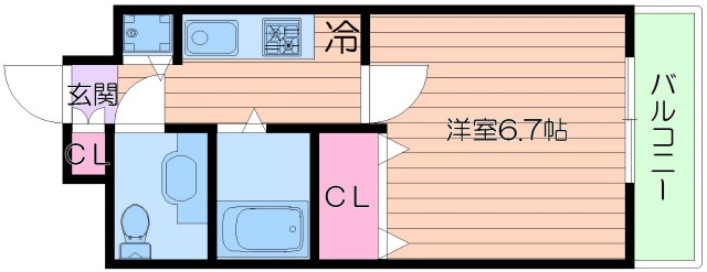 2階の間取り図