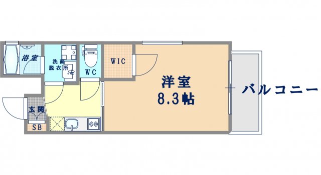 3階の間取り図