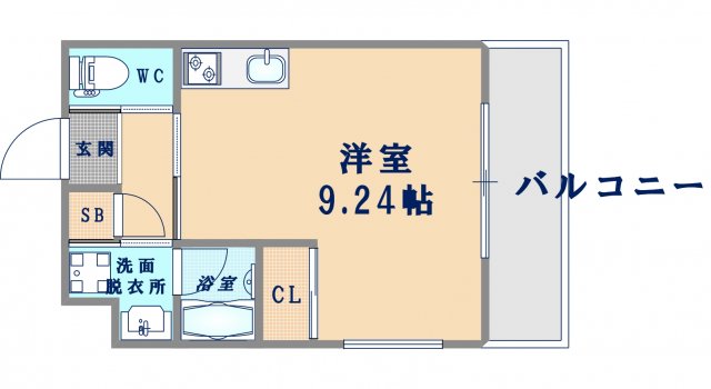 6階の間取り図