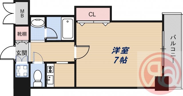 5階の間取り図