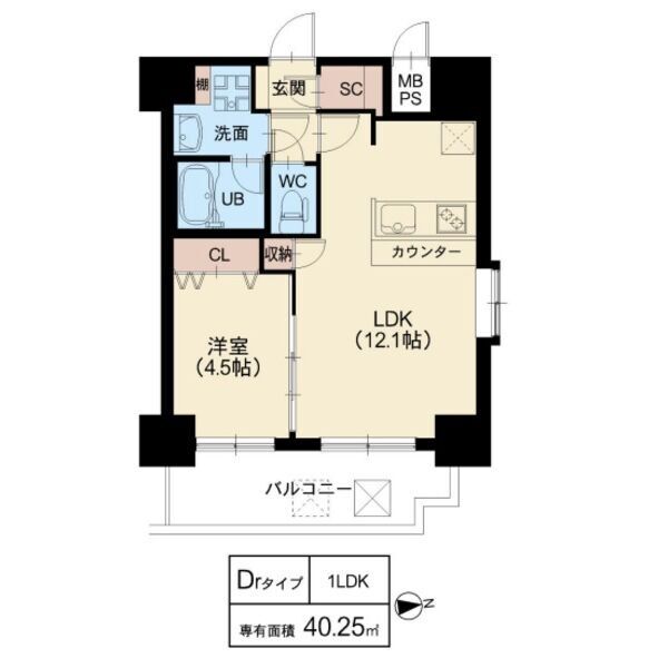 14階の間取り図