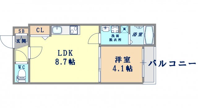 3階の間取り図