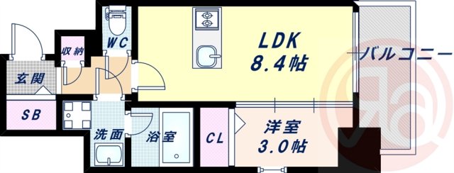 5階の間取り図