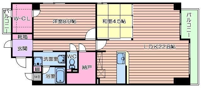 5階の間取り図