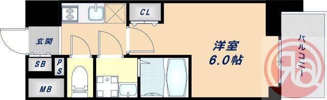 8階の間取り図