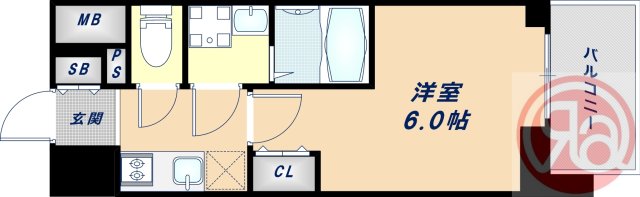 6階の間取り図