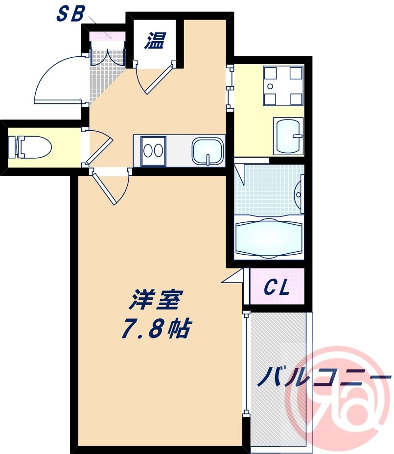 3階の間取り図