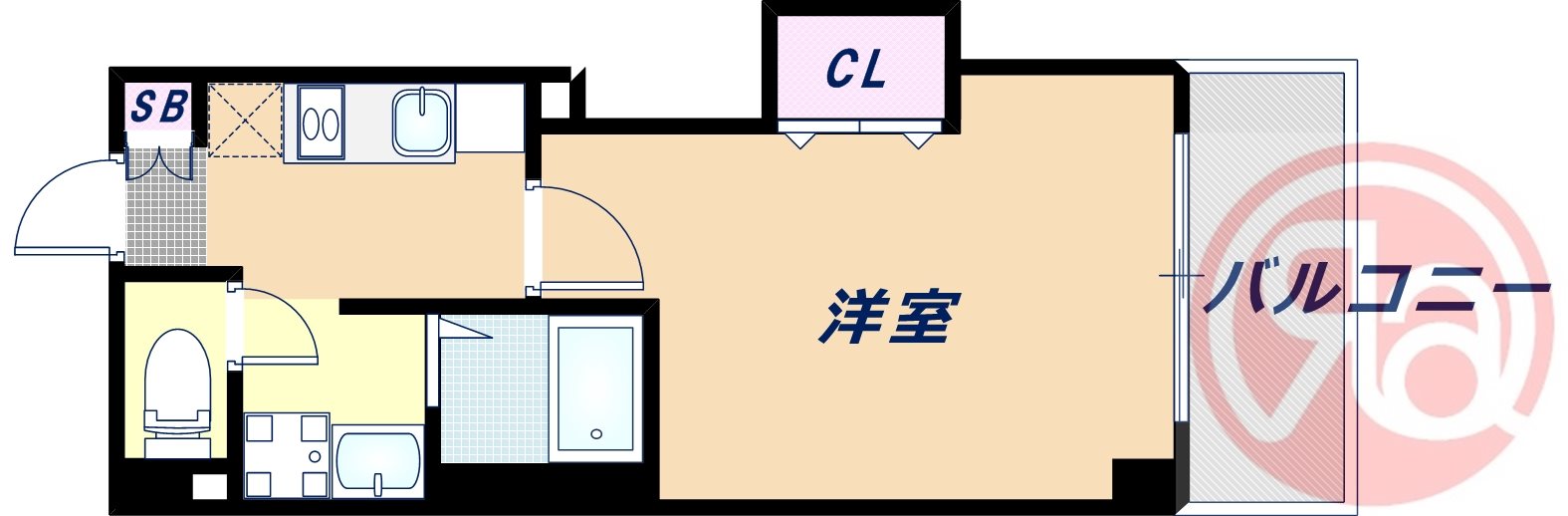 5階の間取り図