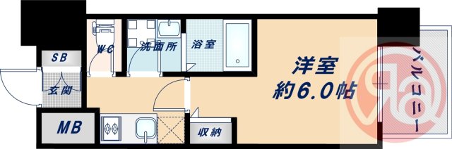 10階の間取り図
