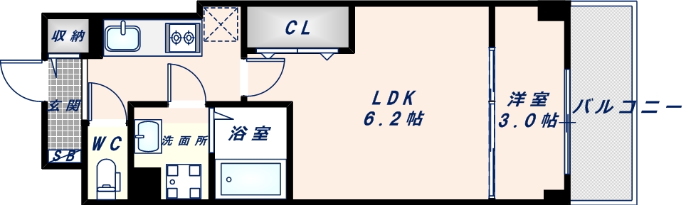 3階の間取り図