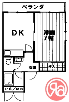 2階の間取り図
