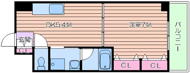 5階の間取り図
