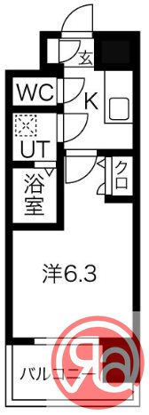 8階の間取り図