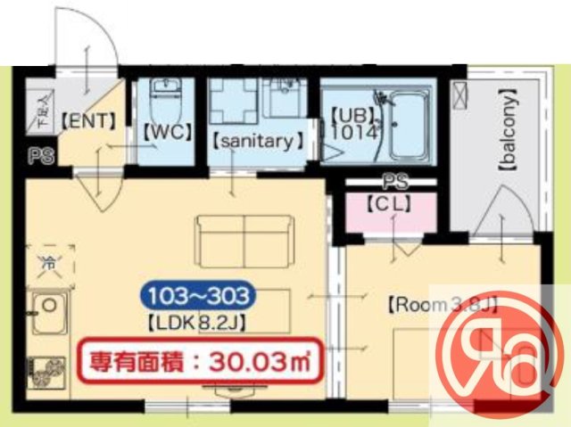 3階の間取り図