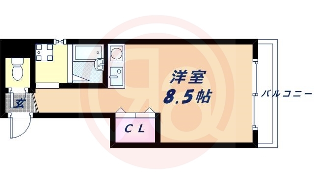 2階の間取り図