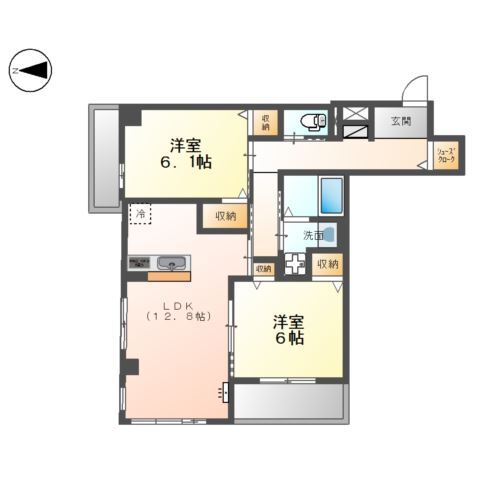 3階の間取り図