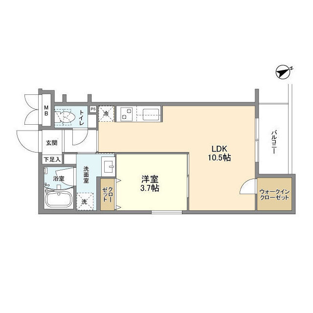 3階の間取り図