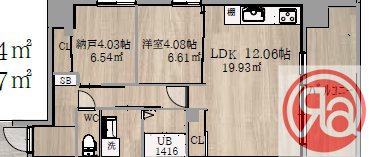 5階の間取り図