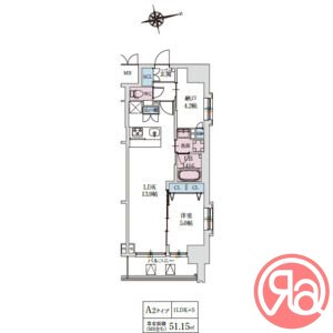 2階の間取り図