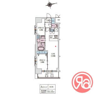 13階の間取り図