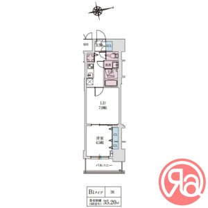 9階の間取り図