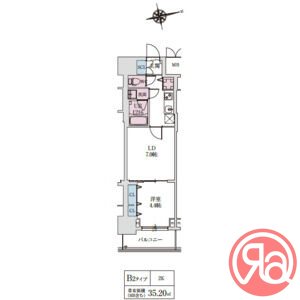 7階の間取り図
