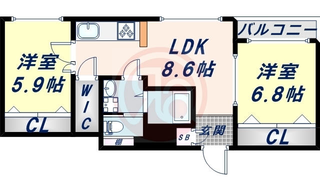 3階の間取り図