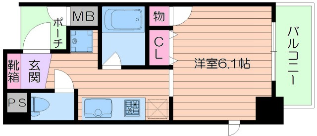 8階の間取り図