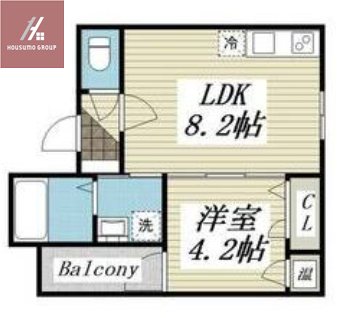 2階の間取り図