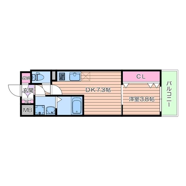 11階の間取り図