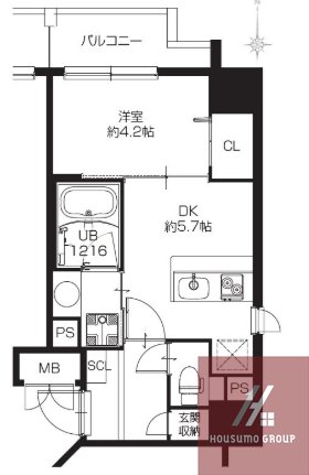 7階の間取り図