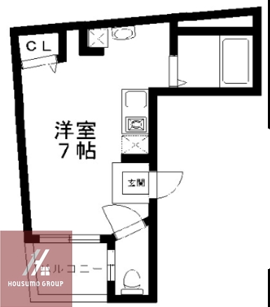 1階の間取り図