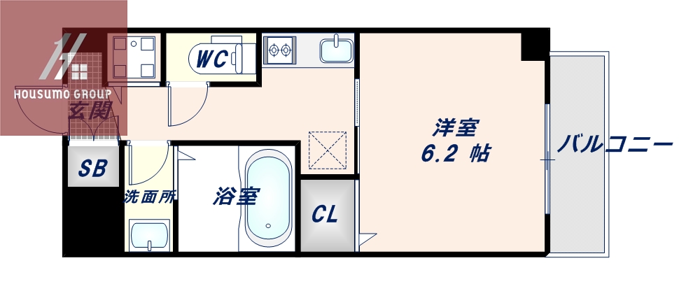 3階の間取り図