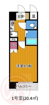 2階の間取り図
