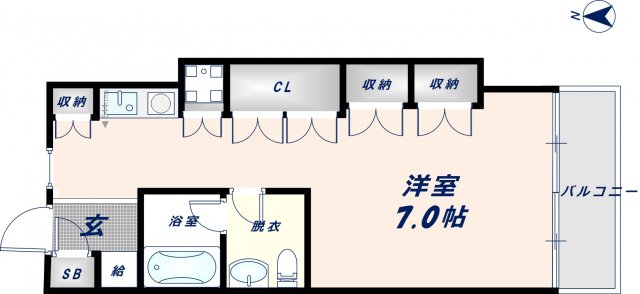 4階の間取り図