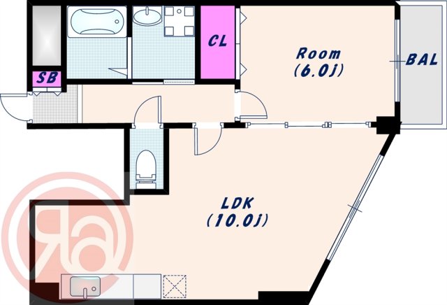 5階の間取り図
