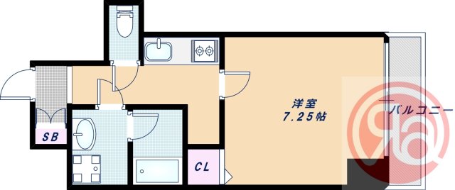 7階の間取り図