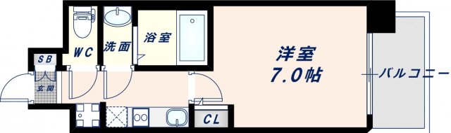 8階の間取り図